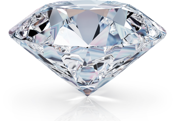 A cut D scale diamond